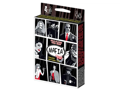 Настольная развлекательная игра Мафия, украинский/английский, Danko Toys