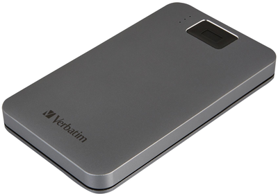 Жорсткий диск Verbatim Executive Fingerprint Secure 2ТБ 2.5" USB 3.2 Сірий (0023942536536)