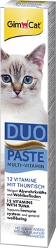 Паста для кошек GimCat DUO PASTE Multi-vitamin 12 vitamins with tuna 12 витаминов и тунец 50 г (4002064421858)