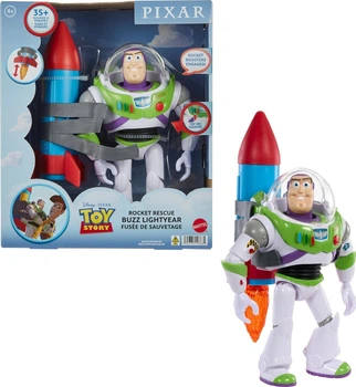 Інтерактивна фігурка Базз Лайтер Disney Pixar Toy Story Rocket Rescue Buzz з реактетою і звуками (HTR73)