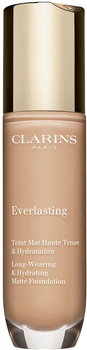 Podkład do twarzy Clarins Everlasting Long Wearing & Hydrating Matte Foundation 107 30 ml (3380810402742)