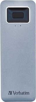 SSD диск Verbatim Executive Fingerprint Secure 512GB USB 3.0 Type-C Grey