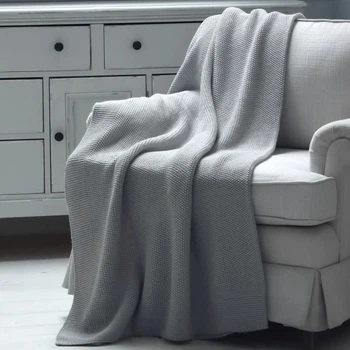 Покрывало LA MODNO CORN SKY GRAY 170x240 см Скандинавський серый