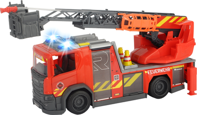 Пожежна машина Dickie Toys "Сканія" з телескопічною драбиною, зі звуком і світловими ефектами 35 см (SBA203716017038)