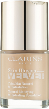 Podkład do twarzy matujący Clarins Skin Illusion Velvet 107 Beige 30 ml (3380810482416)