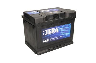 Аккумулятор - ERA AGM / 60 Ah / EN 660 / 242x175x190 (ДхШхВ) / R"+" / START-STOP