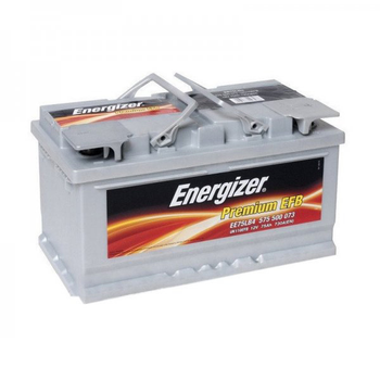 Акумулятор автомобільний 75ач 730а "+" праворуч Energizer, 575 500 073