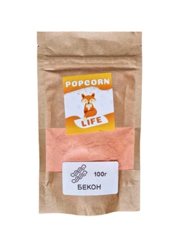 Бекон Добавка, приправа для попкорну та снеків Popcorn Life 100г