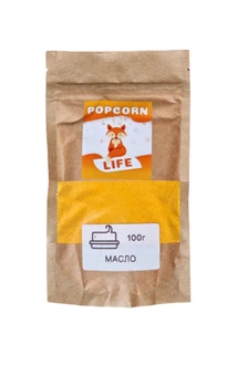 Вершкове масло Добавка, приправа для попкорну та снеків Popcorn Life 100г