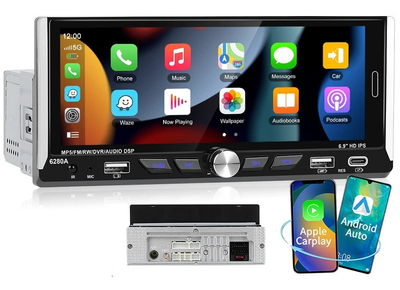 Автомагнітола 1din CML-PLAYER 6280A Android 2/32Gb 6,9" Екран/ GPS/ WiFi