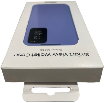 Чохол-книжка Samsung Smart View Wallet Case для Galaxy A54 5G Чорниця (8805 лет94919301) (RF7WC00T9FXHBB) - Уцінка