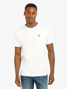 Футболка длинная мужская U.S. Polo Assn 11A799-0400A(WHITE) XL Белая
