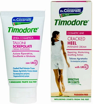 Крем для ног Timodore с Мочевиной от трещин на пятках 75 мл (8002140010309)