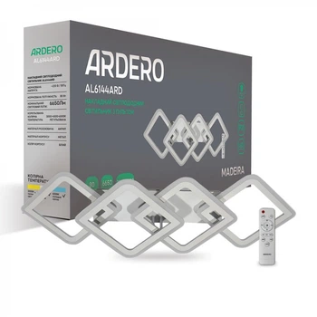 Светодиодная накладная люстра Ardero AL6144ARD MADEIRA 72Вт белый