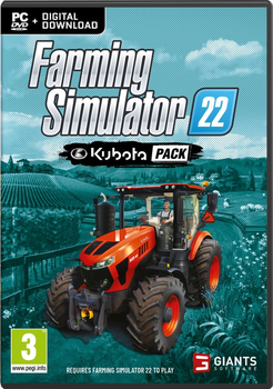 Гра PC (DLC) Farming Simulator 22: Kubota Pack (DVD) (4064635100456)