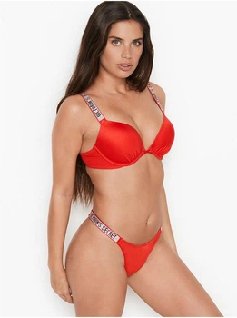 Купальник Victoria's Secret Bombshell push-up Shine Strap с двойным push up 75C/S