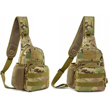 Рюкзак тактичний на одне плече AOKALI Outdoor A14 20L Camouflage CP