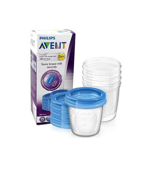 Контейнер Philips Avent для зберігання грудного молока 5 шт по 180 мл
