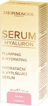 Сыворотка для лица Dermacol Serum Hyaluron Увлажняющая с Гиалуроновой кислотой и Пептидами 30 мл (8595003131889)