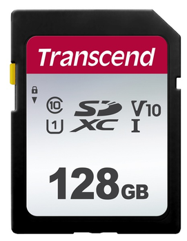 Карта пам'яті Transcend SDXC 128GB UHS-I U1 300S (TS128GSDC300S)