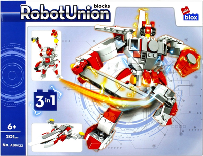 Конструктор Alleblox RobotUnion 3 in 1 201 деталь (5904335831092)