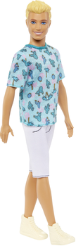 Lalka Barbie Ken Fashionistas Doll #211 With Blond Hair And Cactus Tee (HJT10)