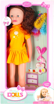 Lalka z akcesoriami Fazer Little Dolls Happy Girl 70 cm (5908275180913)