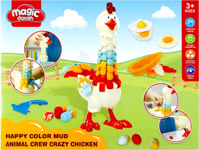 Zestaw kreatywny Magic Dough Crazy Chicken (5904335849882)