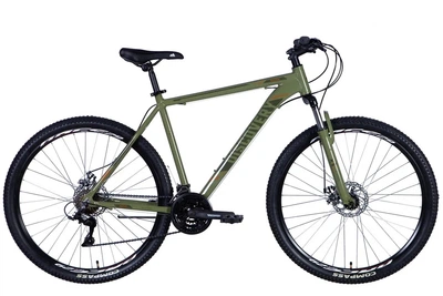 Велосипед алюминий 29" Discovery BASTION AM DD рама-19" хаки 2024
