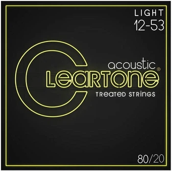 Струны для акустической гитары Cleartone 7612 Acoustic 80/20 Bronze Light (12-53)