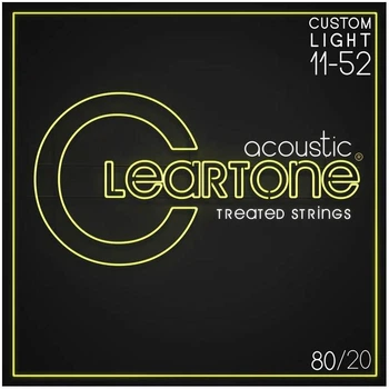 Струны для акустической гитары Cleartone 7611 Acoustic 80/20 Bronze Ultra Light (11-52)