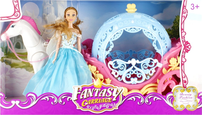 Zestaw do zabawy Mega Creative Fantasy Carriage Lalka + Pegaz z powozem (5905523609318)