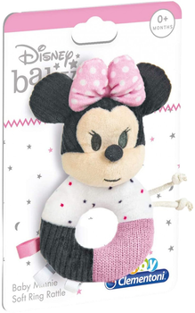Zabawka grzechotka Clementoni Mini Disney Baby pluszowa wielokolorowa (CLM17338)