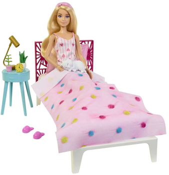 Zestaw do zabawy Mattel Barbie Doll And Bedroom Playset (HPT55)