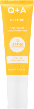 Антивозрастной солнцезащитный крем для лица Q+A Peptide Anti-Ageing Daily Sunscreen 50 мл (5060486267842)