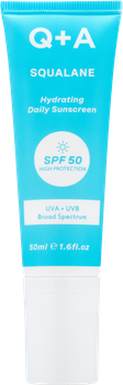 Увлажняющий солнцезащитный крем для лица Q+A Squalane Hydrating Daily Sunscreen 50 мл (5060486267859)