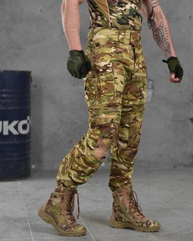 Тактические штурмовые штаны G3 с усиленными наколенниками 3XL мультикам (87357)