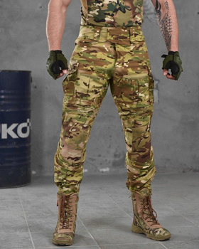 Тактические штурмовые штаны G3 с усиленными наколенниками L мультикам (87357)