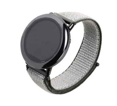Нейлоновий тканинний ремінець SIKAI для 22мм для Amazfit GTR 2 Pace Stratos / Huawei Watch GT 2 / Samsung Gear S3 на липучці Хакі 1643P