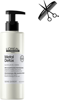 Пре-шампунь-догляд L'Oreal Professionnel Serie Expert Metal Detox для зменшення пористості всіх типів волосся 250 мл (3474637199708)