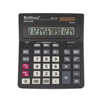 Калькулятор Brilliant BS-114 14 р настільний