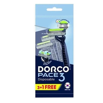 Бритва одноразова для чоловіків Dorco PACE з 3 лезами 4 шт