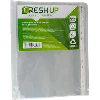 Файл А4+ 80мкм 20шт с глянцевой перфорацией FR-2080-20 Fresh Up