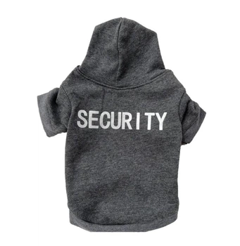 Тонкое худи для котов и кошек Pet Style "Security" Серая L