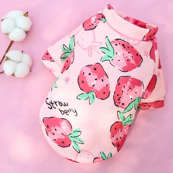 Пуловер для собак Pet Style "Клубничка" Розовый 2XL