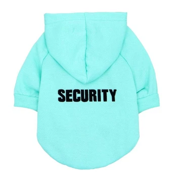 Худи для собак Pet Style "Security" Бирюзовая XS