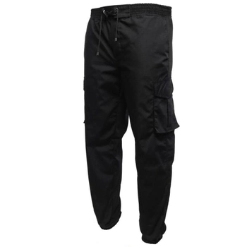 Чоловічі штани джогери ріп-стоп чорні розмір 4XL
