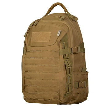 Рюкзак 35 л Camotec BattleBag Oxford 900D PVC койот розмір 26х29х50 см
