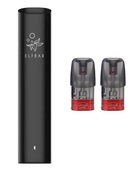 Elf Bar POD-система Mate 500 Device 500 mAh Black+ 2 додаткові картриджі