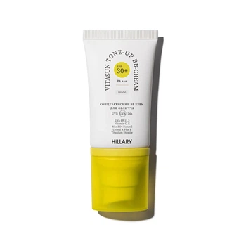 Солнцезащитный BB крем для лица HiLLARY SPF30+ Nude VitaSun Tone-Up BB Cream All Day Protect SPF30+ 40 мл 2314952302159